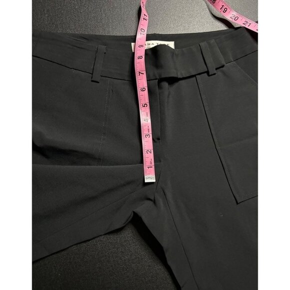 Trina Turk Black Straight Leg Dress Pants Size 4 - Picture 11 of 12